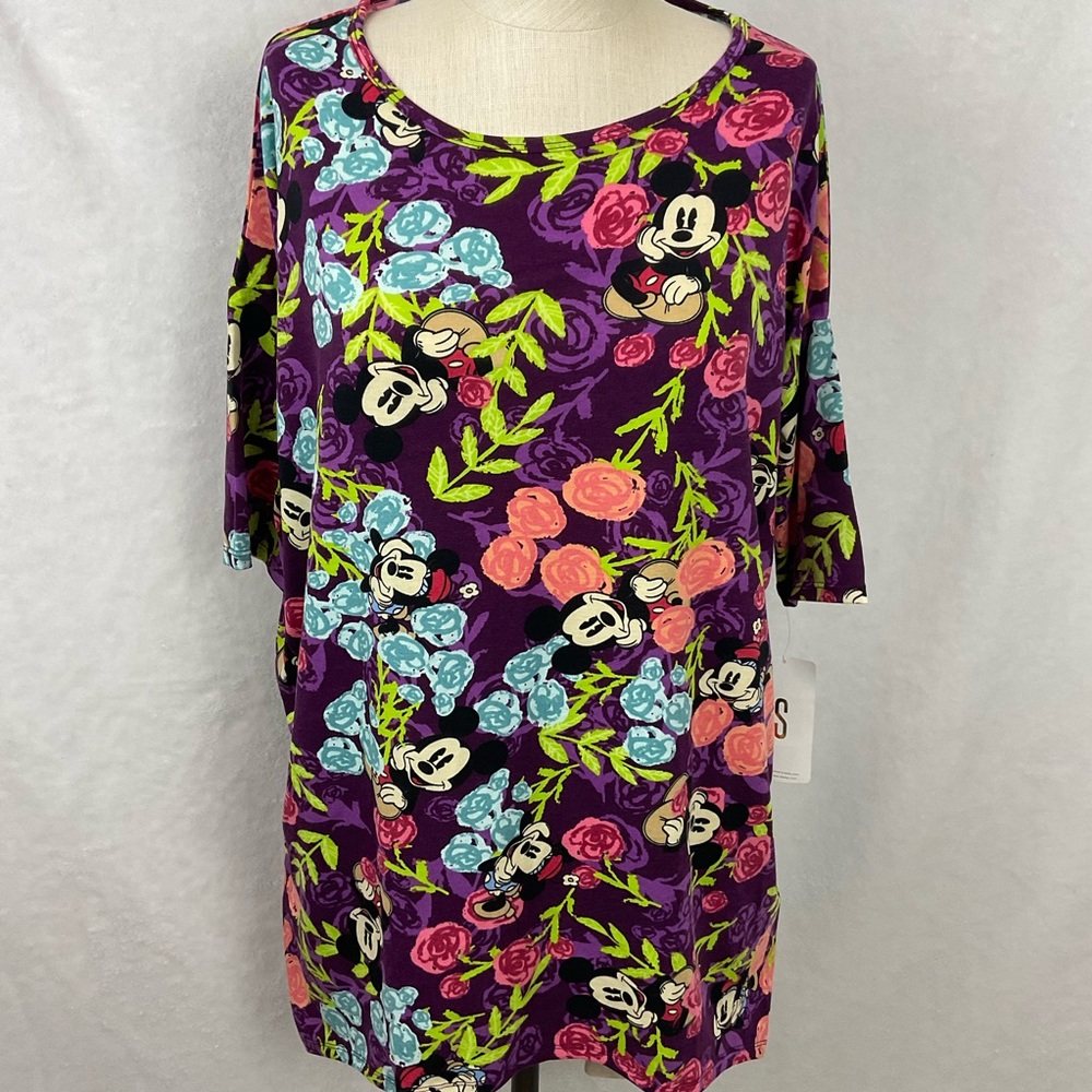 Mickey & Minnie Lularoe Tunic Top Irma Disney
